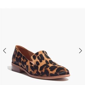 Madewell Orson Loafer in Leopard Calf Hair size 7